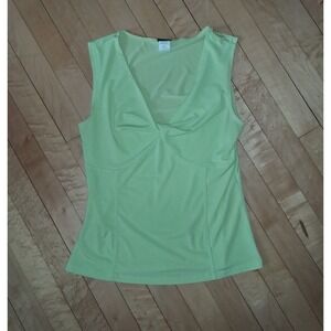 Y2K 90s Tangents Tank Top Women L Vintage Rave Boho Babydoll Cami Festival Fairy